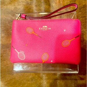 NWOT COACH TENNIS WRISTLET!!! Beautiful in Pink & Orange!!!
